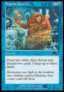 Frantic Search - Urza's Legacy (Common) [ULG-32]