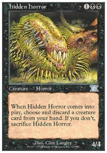 Hidden Horror - Sixth Edition (Uncommon) [6ED-137]