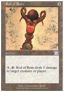 Rod of Ruin - Sixth Edition (Uncommon) [6ED-309]