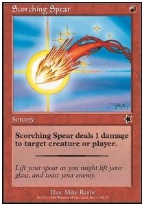 Scorching Spear - Starter 1999 (Common) [S99-116]