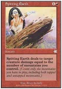Spitting Earth - Starter 1999 (Uncommon) [S99-117]