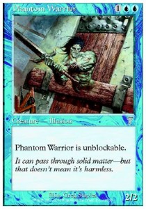 Phantom Warrior - Seventh Edition (Uncommon) [7ED-93]