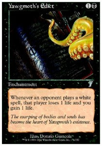 Yawgmoth's Edict - Seventh Edition (Uncommon) [7ED-171]