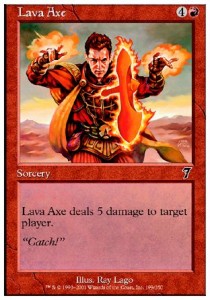 Lava Axe - Seventh Edition (Common) [7ED-199]