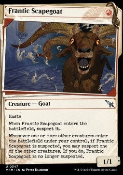 Frantic Scapegoat - Murders at Karlov Manor: Extras (Uncommon) [XMKM-347]