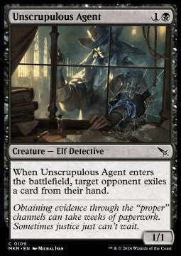 Unscrupulous Agent - Murders at Karlov Manor (Common) [MKM-109]