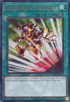 Emergency Teleport (V.7 - Ultimate Rare) - 25th Anniversary Rarity Collection II (Ultimate Rare) [RA02-053]