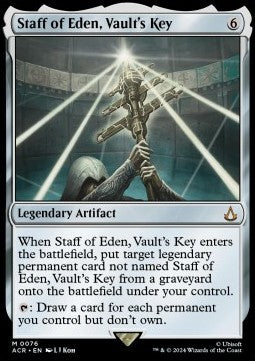 Staff of Eden, Vault's Key - Universes Beyond: Assassin's Creed (Mythic) [ACR-76]