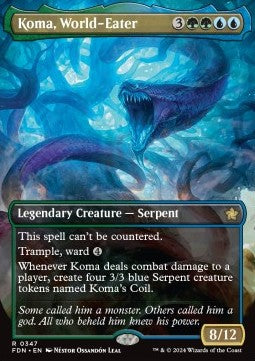 Koma, World-Eater (V.1) - Magic: The Gathering Foundations: Extras (Rare) [XFDN-347]
