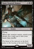 Rune-Scarred Demon - Magic: The Gathering Foundations (Rare) [FDN-184]