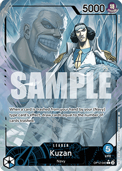 Kuzan (OP12-040) (V.2) - Legacy of the Master (Alternate Art) [OP12-040]