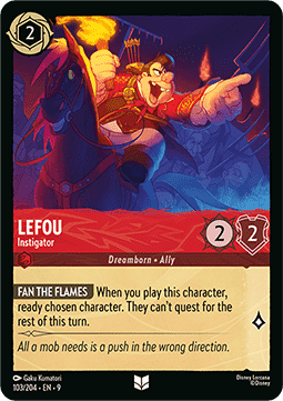 Lefou - Instigator - Fabled (Uncommon) [9FAB-103]
