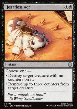 Heartless Act - Avatar: The Last Airbender (Uncommon) [TLA-103]