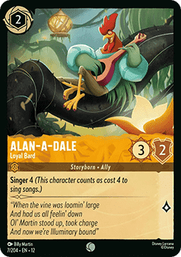 Alan-a-Dale - Loyal Bard - Wilds Unknown (Common) [12WIL-7]