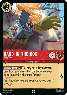Hand-in-the-Box - Sid's Toy - Wilds Unknown (Uncommon) [12WIL-114]