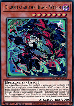 Diabellstar the Black Witch (V.1 - Ultra Rare) - Magnificent Monsters (Ultra Rare) [MAMO-032]