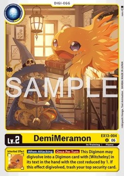 DemiMeramon (EX13-004) (V.1) - Chivalrous XIII (Uncommon) [EX-13-004]