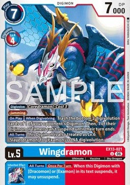 Wingdramon (EX13-021) (V.1) - Chivalrous XIII (Uncommon) [EX-13-021]