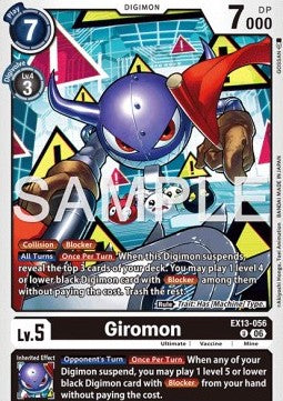 Giromon (EX13-056) (V.1) - Chivalrous XIII (Uncommon) [EX-13-056]