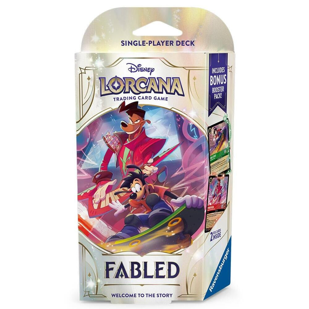 Disney Lorcana Fabled Starter Deck Powerline & Max Powerline & Max